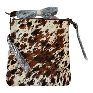 Trenditions Tony Lama Open Face Genuine Cow Hide Crossbody Bag